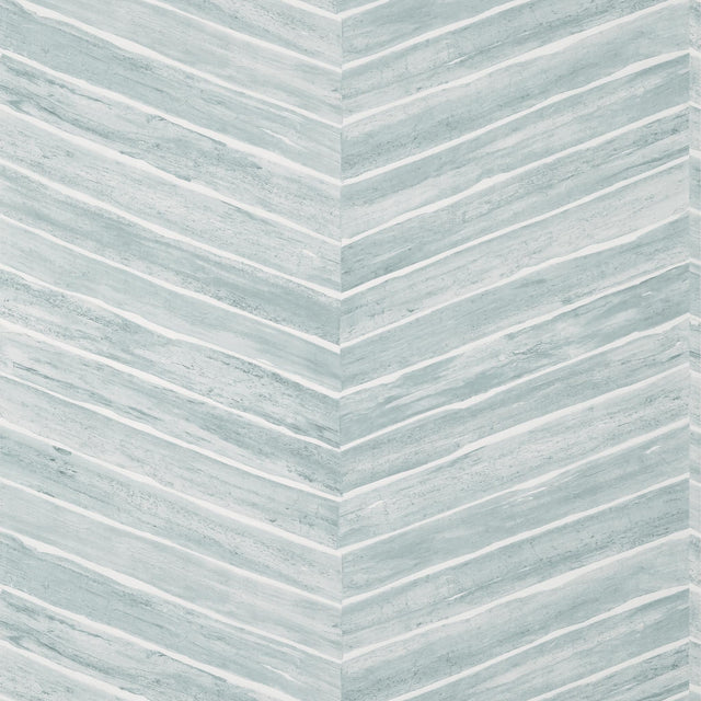 Thibaut WOOD HERRINGBONE Slate Wallpaper