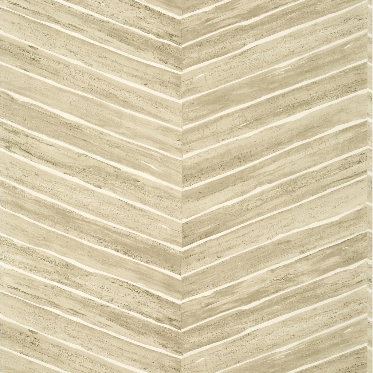 Thibaut WOOD HERRINGBONE Taupe Wallpaper