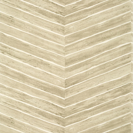 Thibaut WOOD HERRINGBONE Taupe Wallpaper