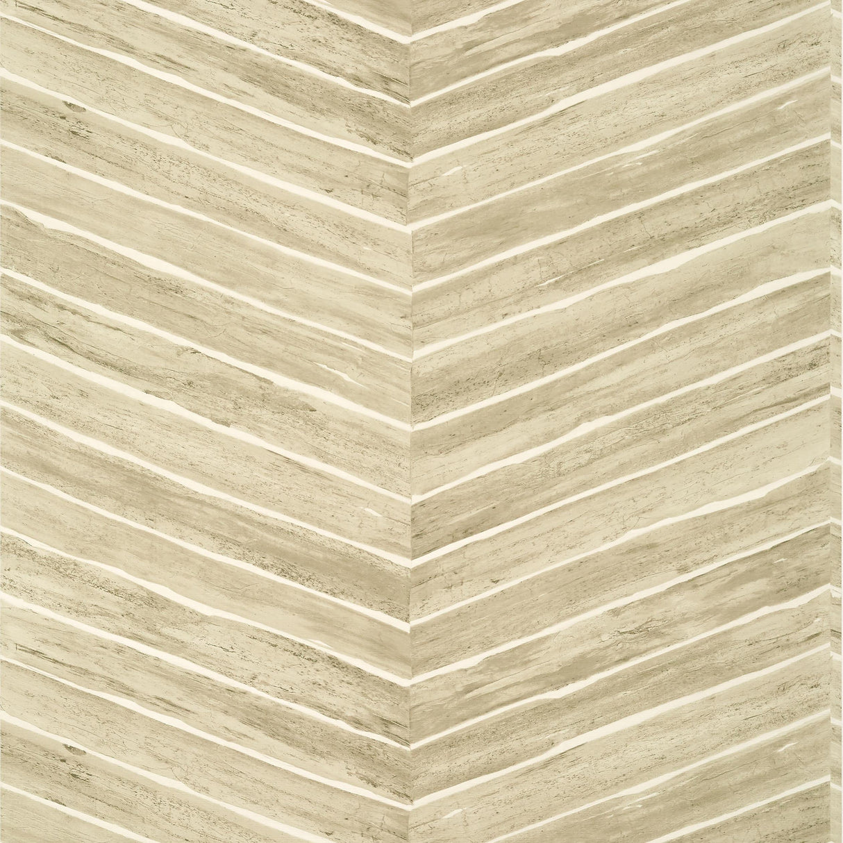 Thibaut Wood Herringbone Taupe Wallpaper