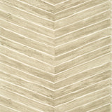 Thibaut Wood Herringbone Taupe Wallpaper