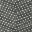 Thibaut Wood Herringbone Charcoal Wallpaper