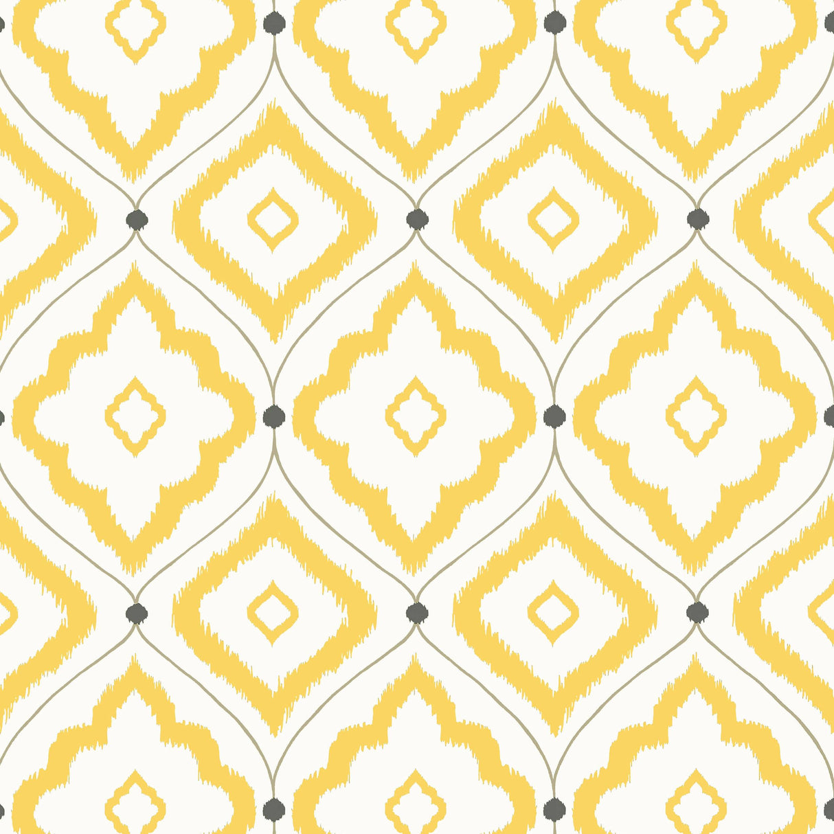 Thibaut Bungalow Yellow Wallpaper