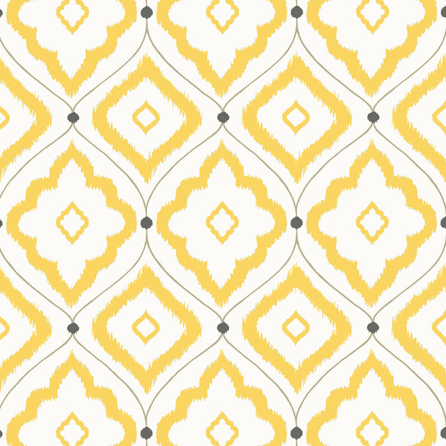 Thibaut Bungalow Yellow Wallpaper