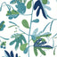 Thibaut Matisse Leaf Green And Blue Wallpaper