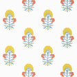 Thibaut Tybee Bud Coral And Yellow Wallpaper