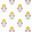 Thibaut Tybee Bud Coral And Yellow Wallpaper