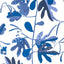 Thibaut Matisse Leaf Blue And White Wallpaper