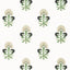 Thibaut TYBEE BUD Black and Green Wallpaper