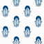 Thibaut Tybee Bud Blue And White Wallpaper