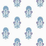 Thibaut Tybee Bud Lavender And Blue Wallpaper