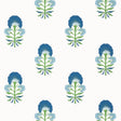 Thibaut TYBEE BUD Green and Blue Wallpaper