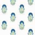 Thibaut Tybee Bud Green And Blue Wallpaper