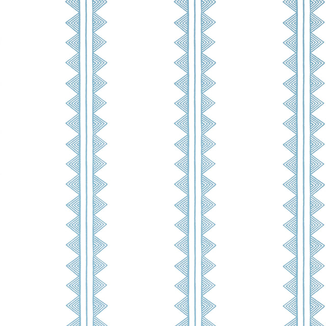 Thibaut AGAVE STRIPE French Blue Wallpaper