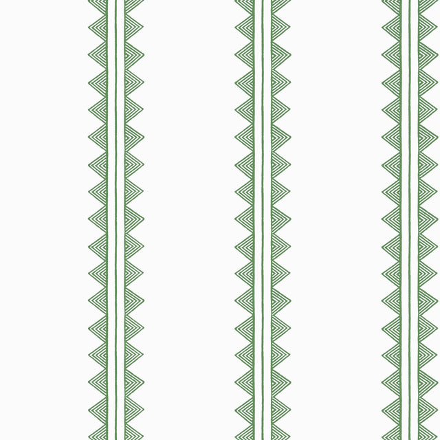 Thibaut AGAVE STRIPE Green Wallpaper