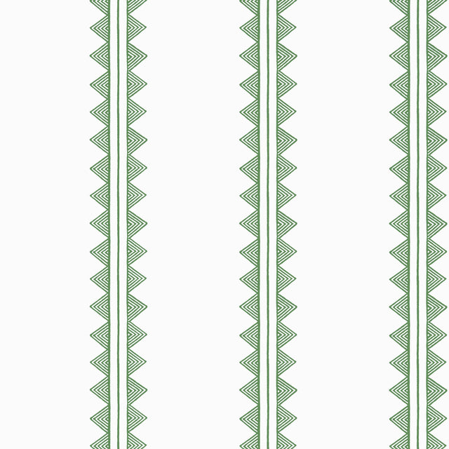 Thibaut Agave Stripe Green Wallpaper