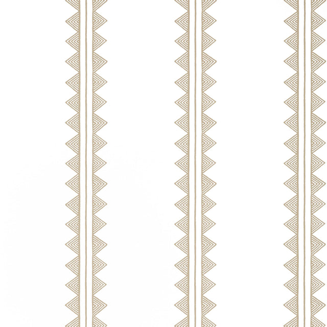Thibaut AGAVE STRIPE Camel Wallpaper