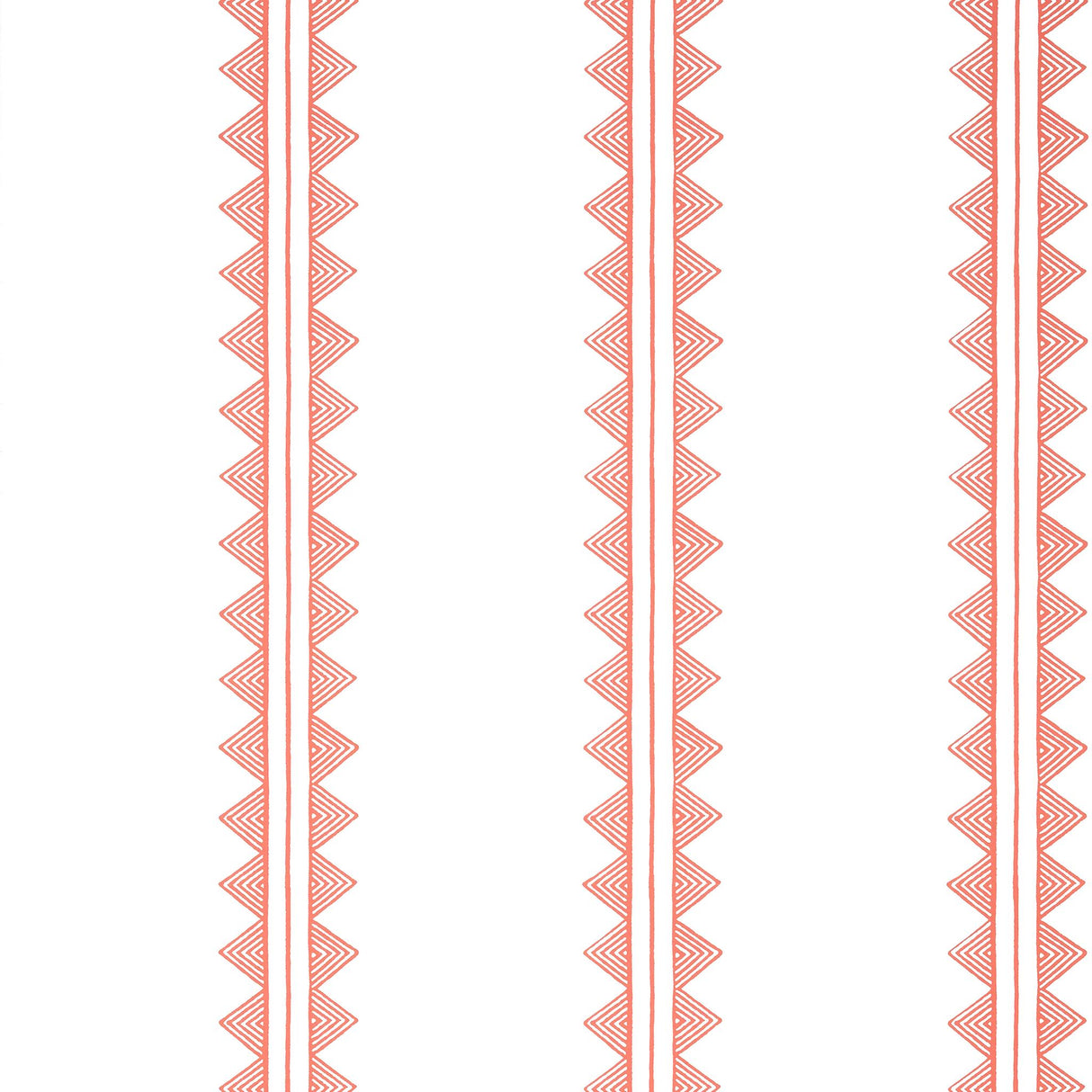 Thibaut AGAVE STRIPE Coral Wallpaper