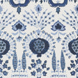 Thibaut Mendoza Suzani Blue And White Wallpaper