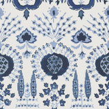 Thibaut Mendoza Suzani Blue And White Wallpaper