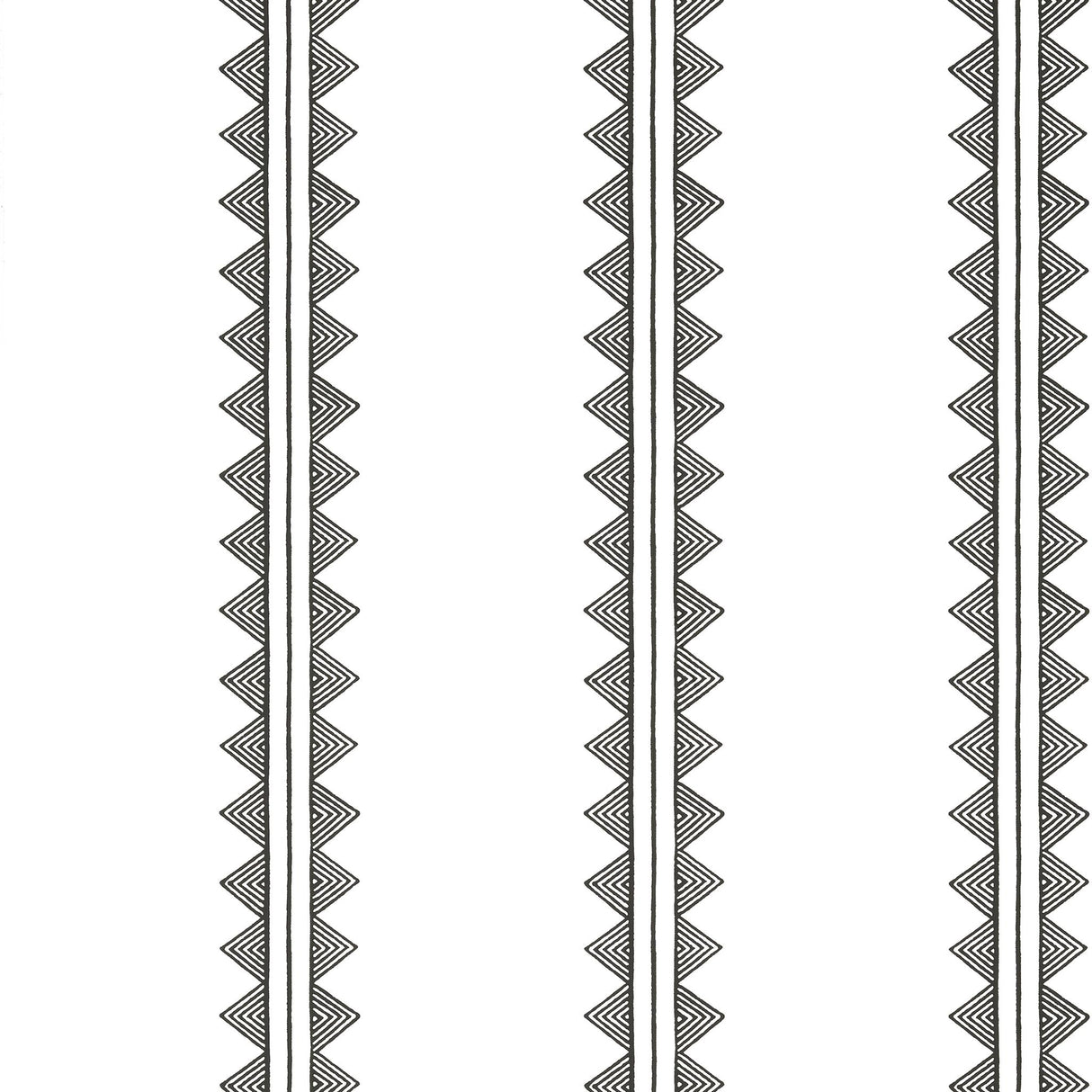 Thibaut AGAVE STRIPE Black Wallpaper