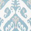 Thibaut Indies Ikat French Blue Wallpaper
