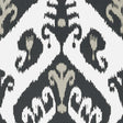 Thibaut Indies Ikat Black Wallpaper
