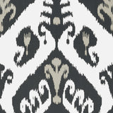 Thibaut Indies Ikat Black Wallpaper