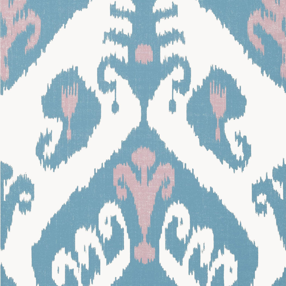 Thibaut INDIES IKAT Lavender and French Blue Wallpaper