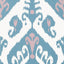 Thibaut INDIES IKAT Lavender and French Blue Wallpaper