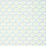 Thibaut EMILY Yellow and Blue Wallpaper