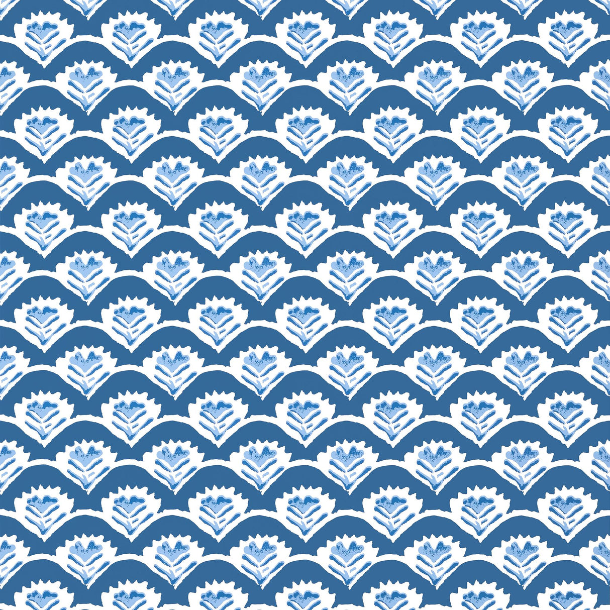 Thibaut EMILY Navy Wallpaper