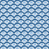 Thibaut Emily Navy Wallpaper