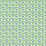 Thibaut EMILY Green and Blue Wallpaper