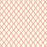 Thibaut Rothbury Trellis Coral Wallpaper