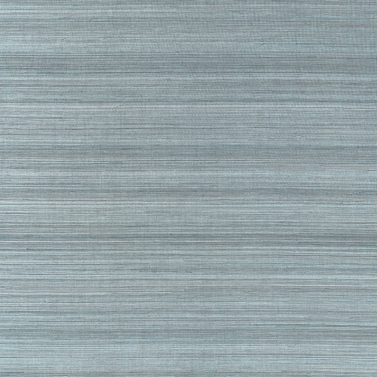 Thibaut Windward Sisal Stormy Blue Wallpaper