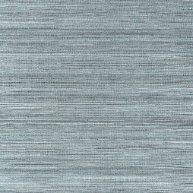 Thibaut Windward Sisal Stormy Blue Wallpaper