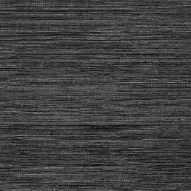 Thibaut WINDWARD SISAL Black Wallpaper