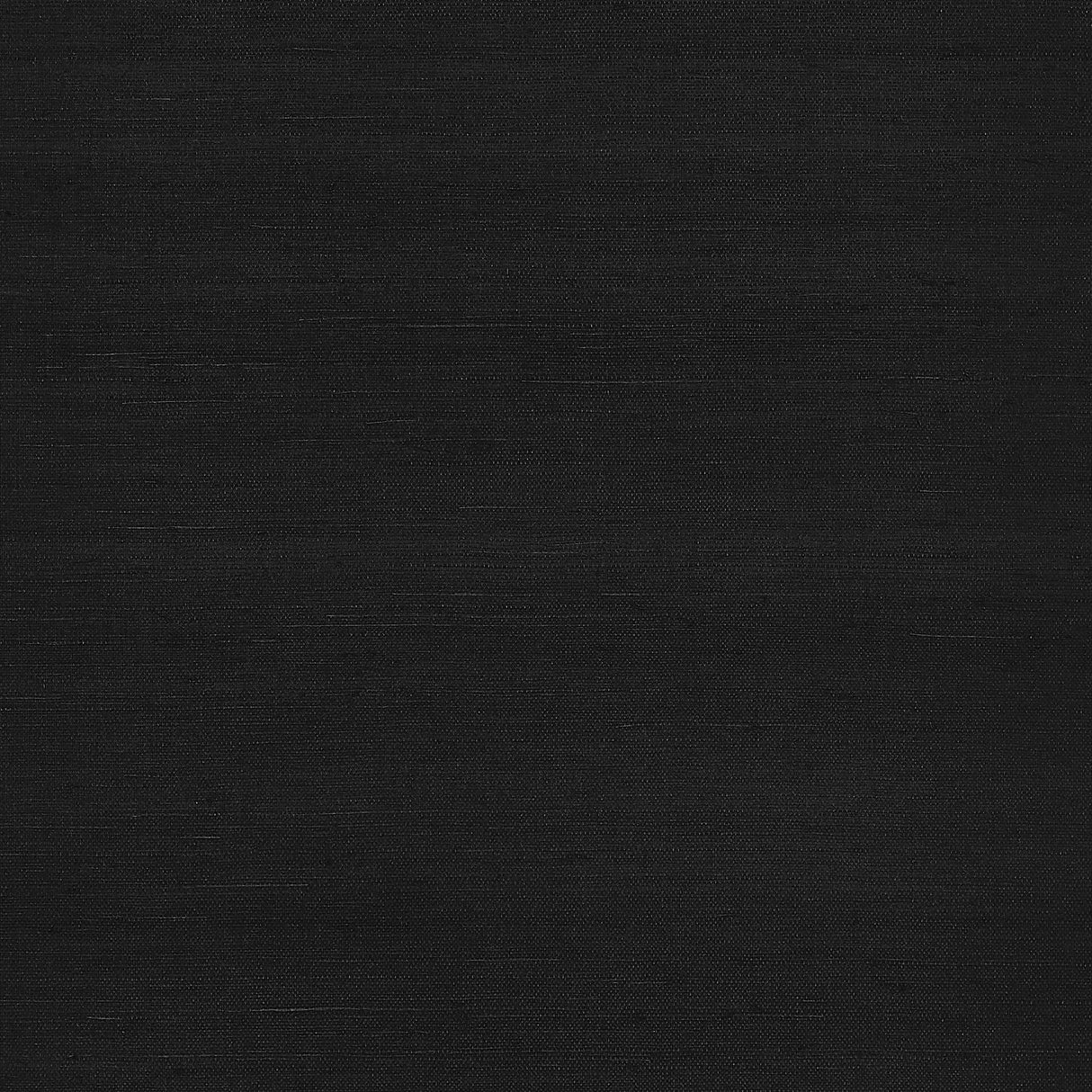 Thibaut Shang Extra Fine Sisal Pitch Black Wallpaper