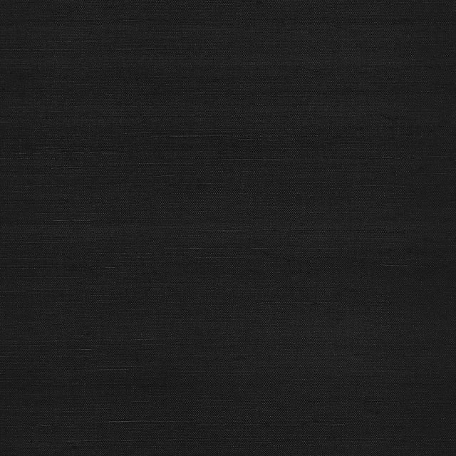 Thibaut Shang Extra Fine Sisal Pitch Black Wallpaper
