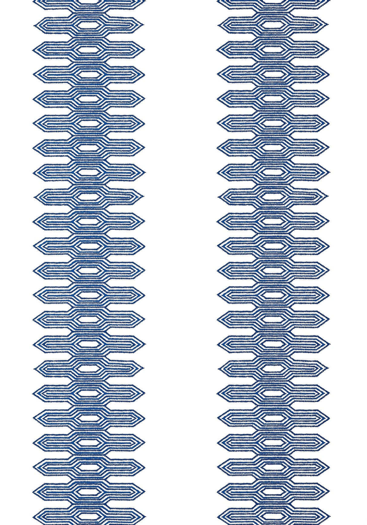 Thibaut NOLA STRIPE Navy Wallpaper