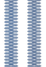 Thibaut NOLA STRIPE Navy Wallpaper