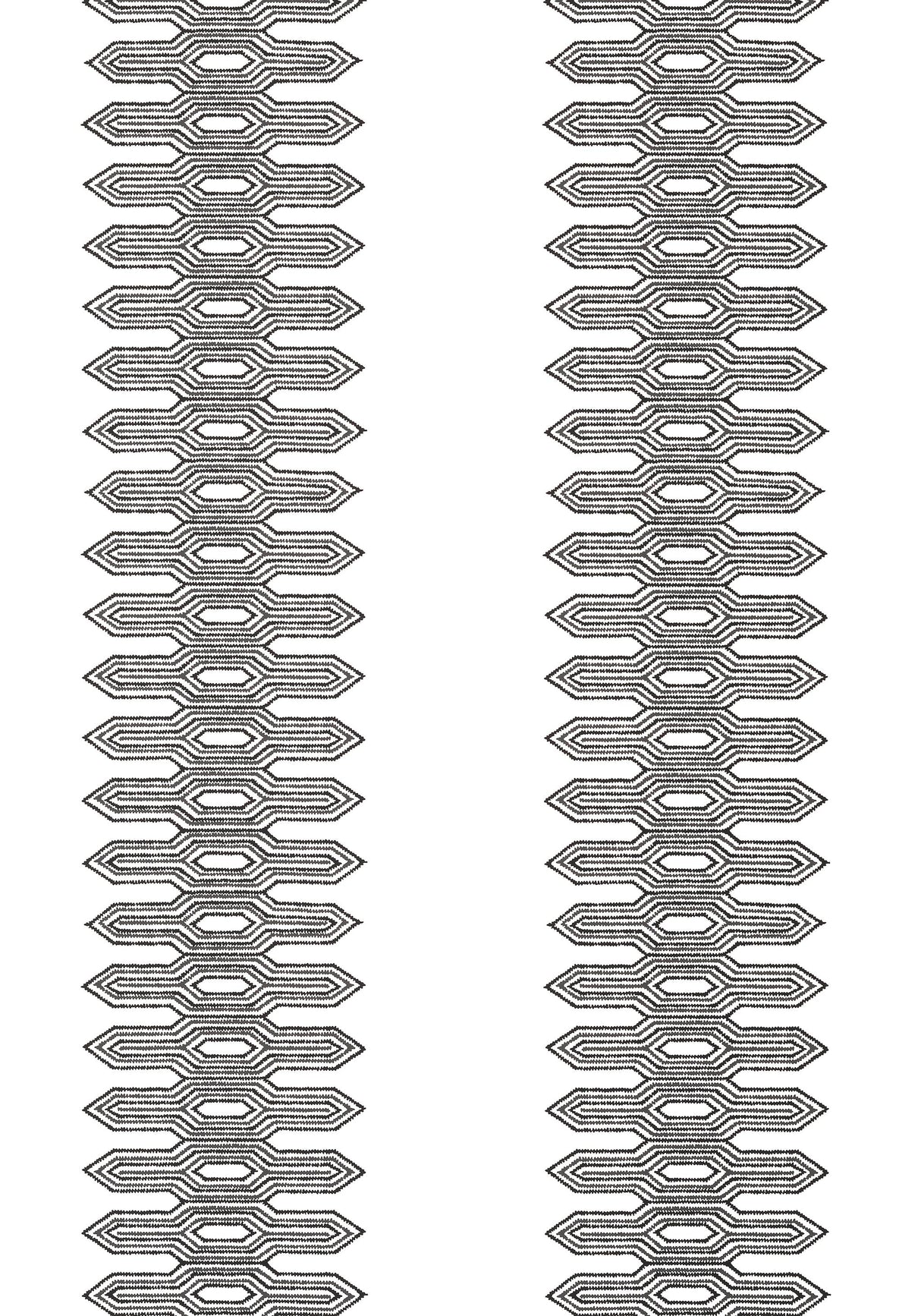 Thibaut NOLA STRIPE Black Wallpaper