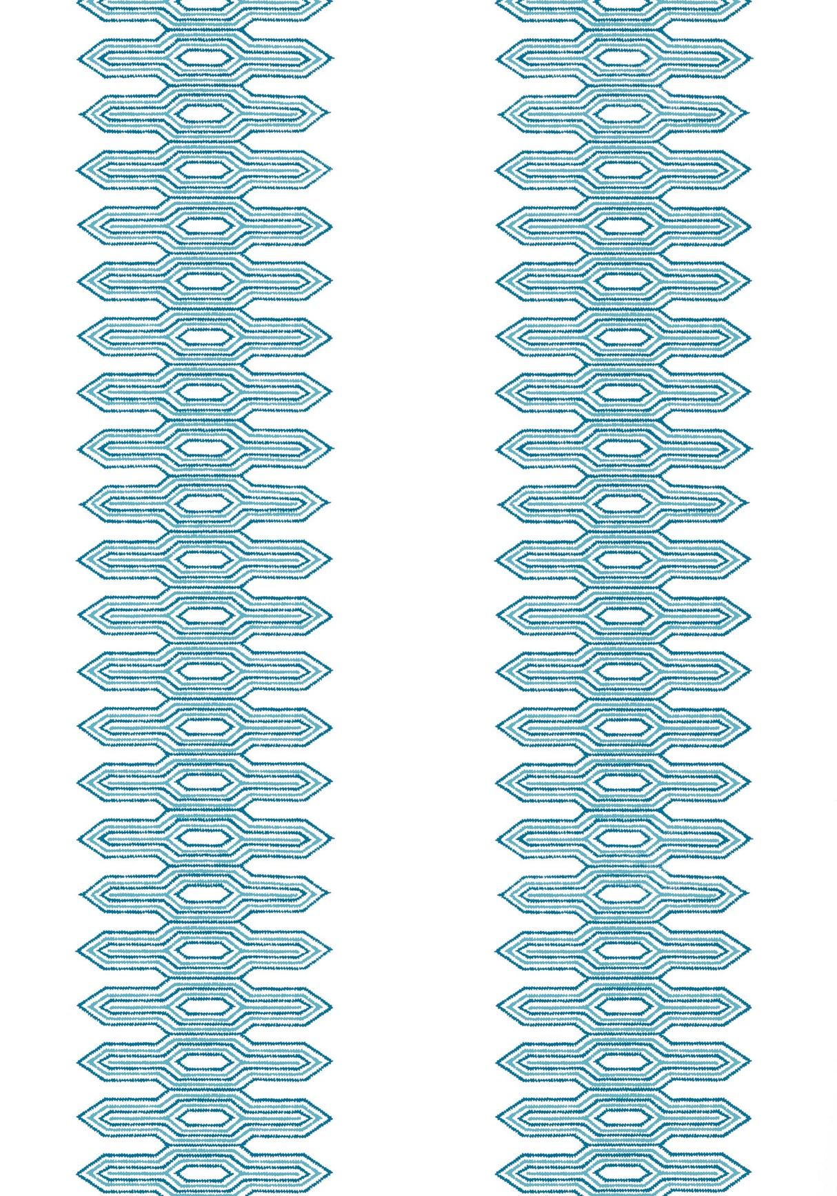 Thibaut NOLA STRIPE Aqua Wallpaper