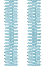 Thibaut NOLA STRIPE Aqua Wallpaper