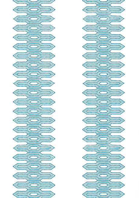 Thibaut NOLA STRIPE Aqua Wallpaper