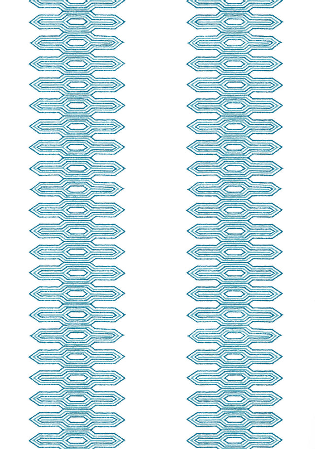 Thibaut NOLA STRIPE Aqua Wallpaper