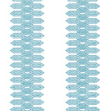 Thibaut Nola Stripe Aqua Wallpaper