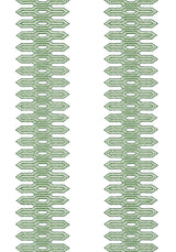 Thibaut NOLA STRIPE Green Wallpaper