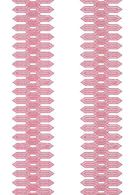 Thibaut NOLA STRIPE Pink Wallpaper